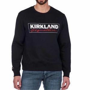 Kirkland Signature Unisex Logo Crewneck, Men Size XL NWT